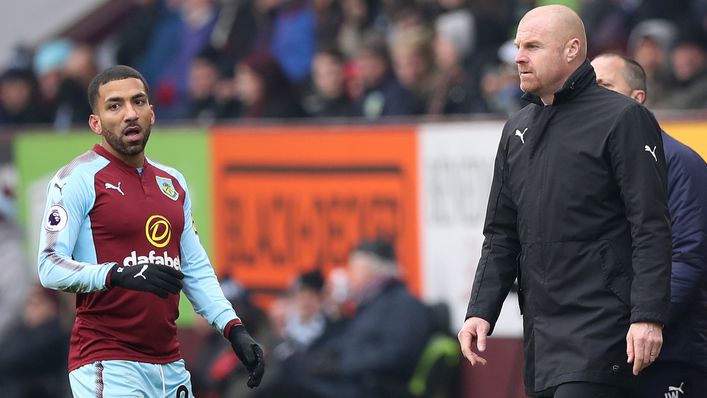 Aaron Lennon played under Everton boss Sean Dyche at Burnley