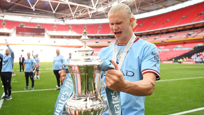 Manchester City beat Manchester United 2-1 in last season's FA Cup final