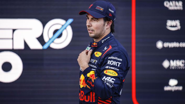 Red Bull's Sergio Perez will be seeking his third race victory of the season in Miami