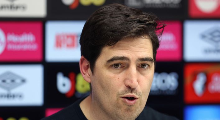 Andoni Iraola has been boosted by the news Evanilson's sending off on Sunday was rescinded