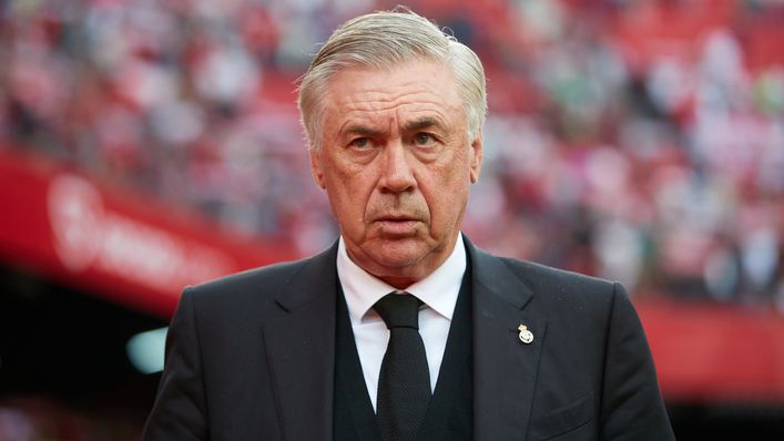 Real Madrid manager Carlo Ancelotti boasts a superb record against Athletic Bilbao