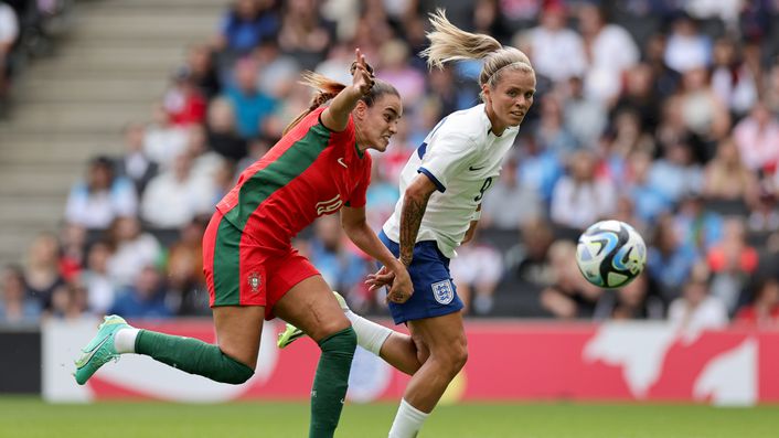 Rachel Daly started for England but failed to get on the score sheet