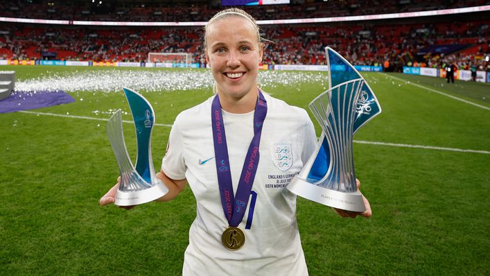 Beth Mead took home the Golden Boot and Player of the Tournament trophies