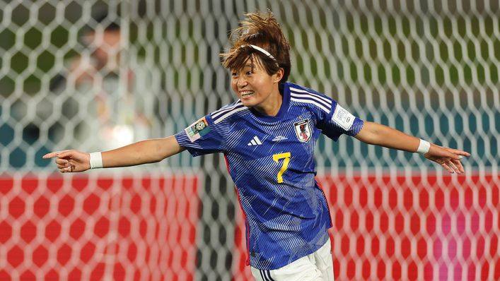 Hinata Miyazawa scored twice in Japan's opening World Cup game against Zambia