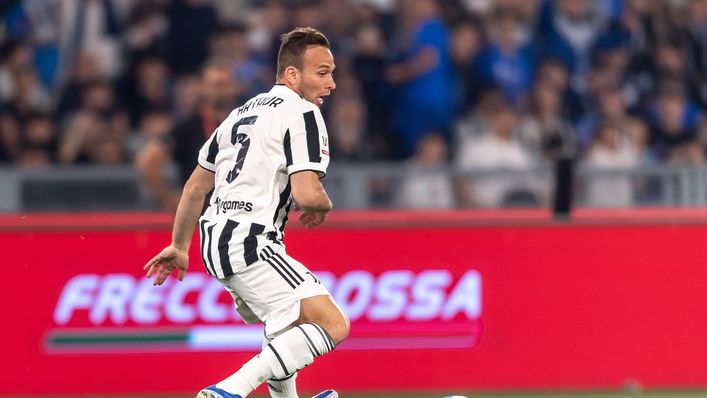 Arthur Melo looks set to trade the black and white of Juventus for the red of Liverpool