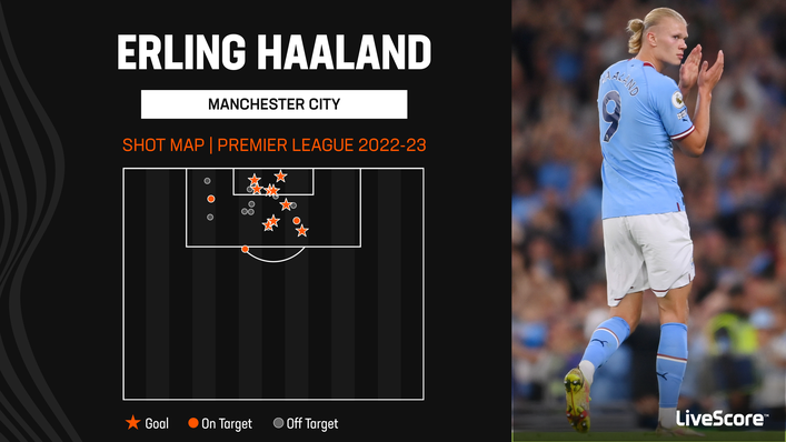 Erling Haaland has already scored nine Premier League goals since joining Manchester City