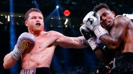 Saul Alvarez dropped Jermell Charlo on the way to a comfortable points win