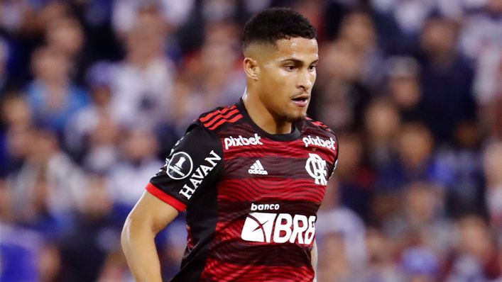 Flamengo midfielder Joao Gomes has been linked with a move to Liverpool