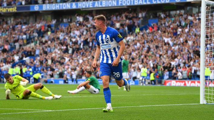 Teenager Evan Ferguson has impressed for Brighton in the Premier League