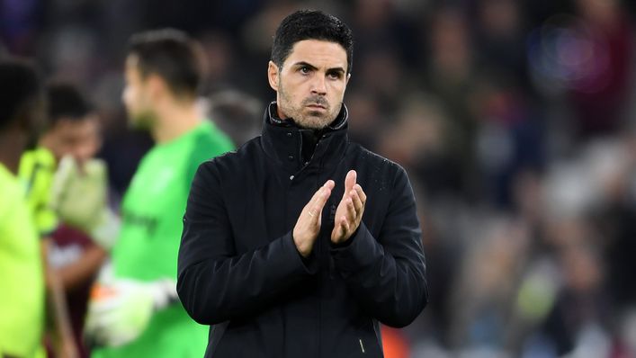 Mikel Arteta and Arsenal have an opportunity to go four points clear at the top of the table
