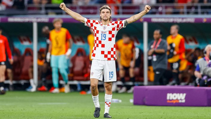 Borna Sosa has impressed at the World Cup with Croatia