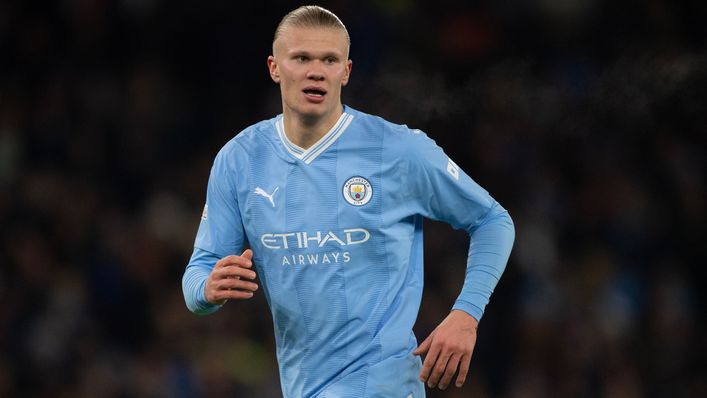 Erling Haaland and Manchester City face Tottenham on Sunday