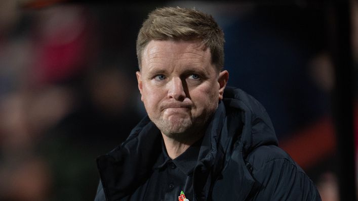 Eddie Howe remains unhappy about the controversial penalty awarded against Newcastle