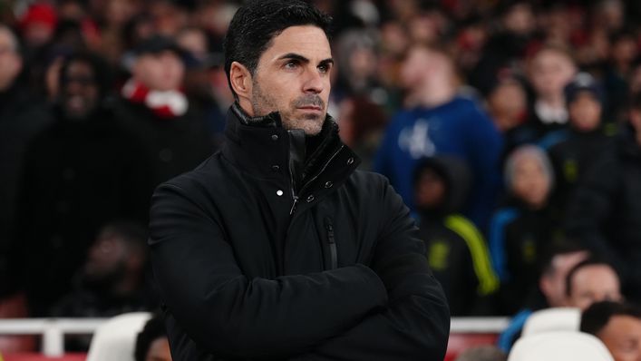 Mikel Arteta's Arsenal are top of the Premier League standings heading into their clash with Wolves