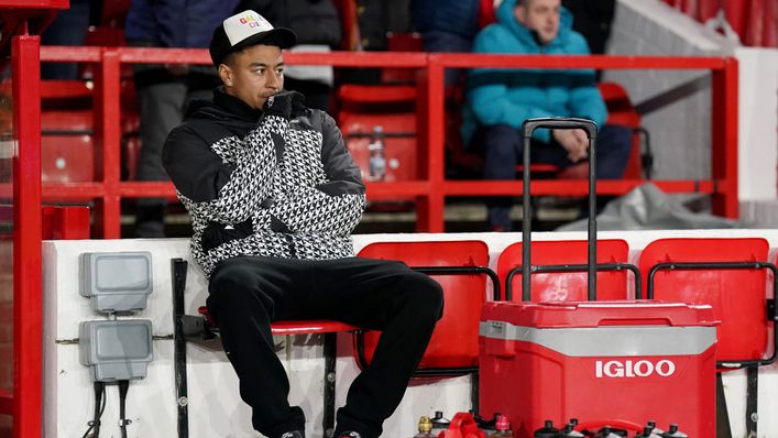 Jesse Lingard was just a spectator for Forest against Chelsea