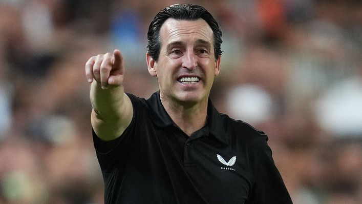 Unai Emery will be eager to see Aston Villa end a run of three games without a win in all competitions.