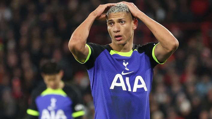 Tottenham forward Richarlison was criticised for his performance at Sheffield United