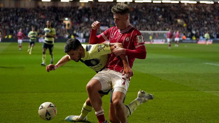 Alex Scott impressed for Bristol City against Manchester City