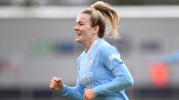 Lauren Hemp scored Manchester City’s second goal