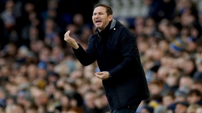 Frank Lampard was shown the door at Goodison Park