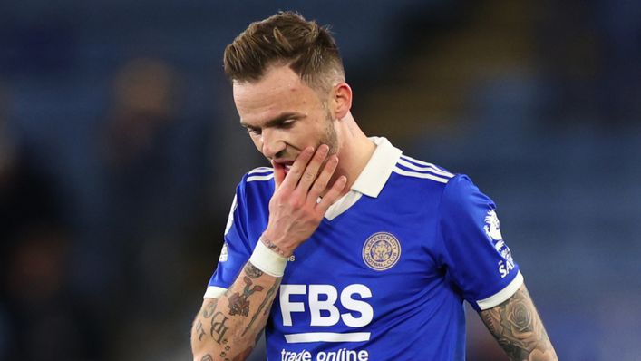 James Maddison has been unable to inspire a Leicester revival
