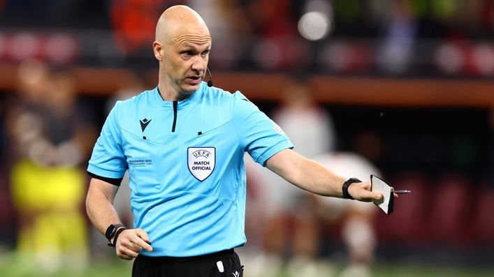 Anthony Taylor received abuse for his officiating in the Europa League final
