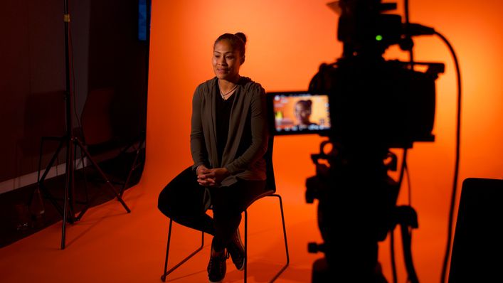 Rachel Yankey gave her expert view on England's chances during a visit to LiveScore HQ in London