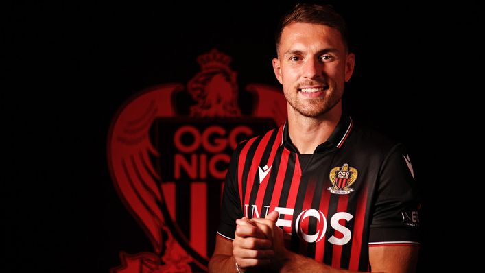 Aaron Ramsey has completed his free transfer to Ligue 1 side Nice (Credit: Nice)