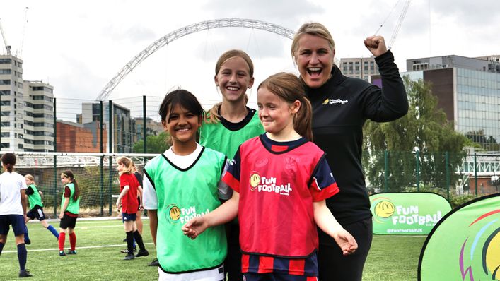 Emma Hayes is helping to inspire England's next generation