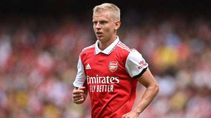 Oleksandr Zinchenko looks set to start at left-back when Arsenal visit Selhurst Park this evening