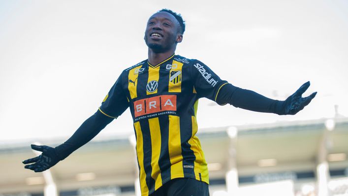 New signing Benie Traore managed 12 goals in 14 games in Sweden's top flight