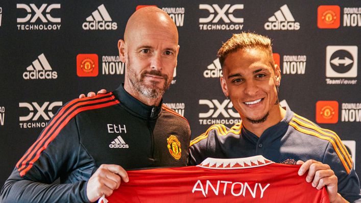 Antony could make his Manchester United debut after reuniting with Erik ten Hag