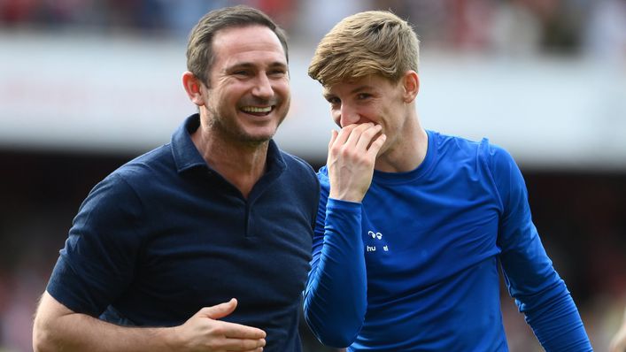 Frank Lampard was delighted to keep hold of rising star Anthony Gordon
