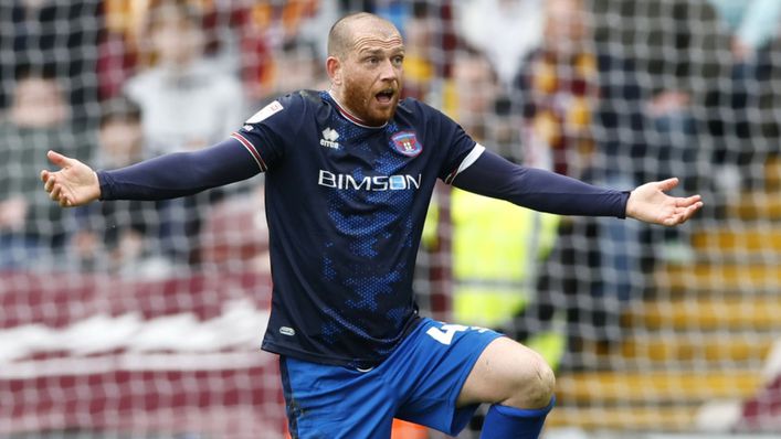 Joe Garner scored Carlisle's second against Shrewsbury