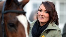 Rebecca Menzies has high hopes with Star Start in the 2.47 at Ayr on Tuesday