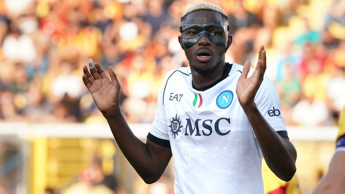 Victor Osimhen scored against Lecce on Saturday