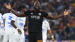 Romelu Lukaku scored as Roma beat Frosinone on Sunday