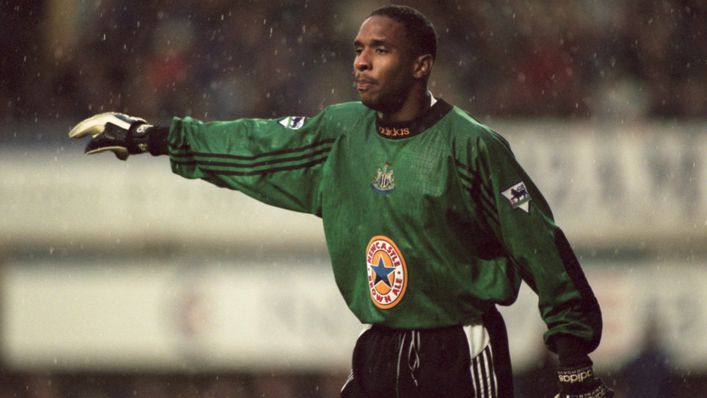 Shaka Hislop spent three years at Newcastle after joining in 1995