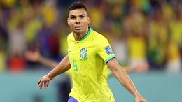 Casemiro scored his first World Cup goal against Switzerland