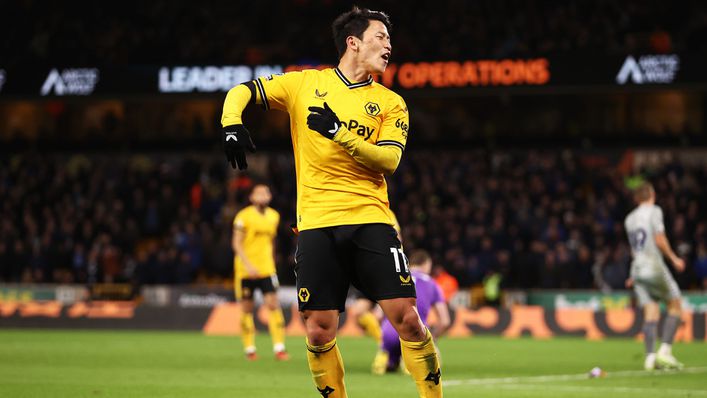 Hee Chan Hwang is the top scorer for Wolves this season