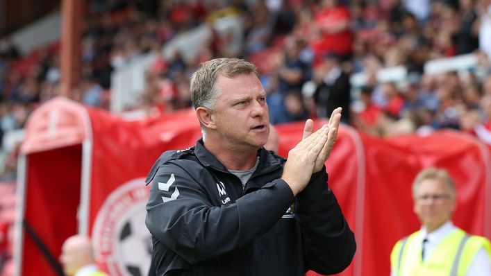 Mark Robins will hope to get off to a flying start as Stoke manager against Plymouth