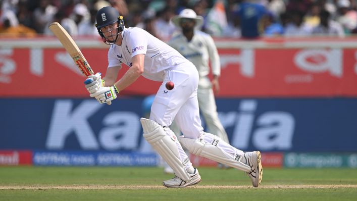 Zak Crawley scored a half-century for England on day two of the Second Test