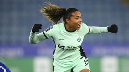 Catarina Macario scored on her long-awaited Chelsea debut