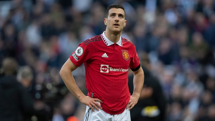 Diogo Dalot was on the losing side against Newcastle on Sunday