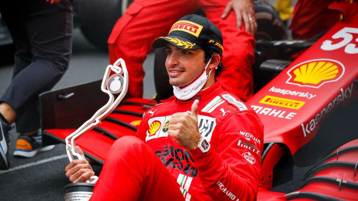 Carlos Sainz claimed second place for Ferrari in Monaco