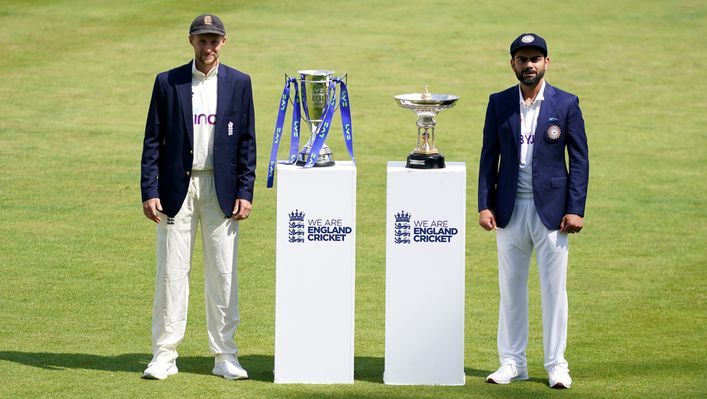 Joe Root (left) and Virat Kohli (right) will look to lead their teams to victory as England face India
