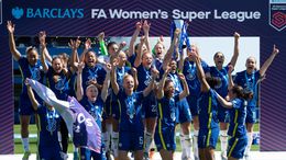 Chelsea lifted the Women's Super League trophy for the third year in a row last term