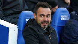 Roberto De Zerbi is aiming to build on his first win as Brighton boss