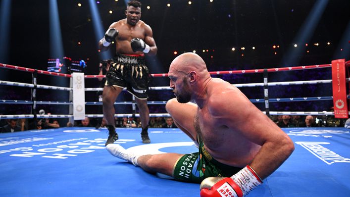 Tyson Fury was knocked down by Francis Ngannou