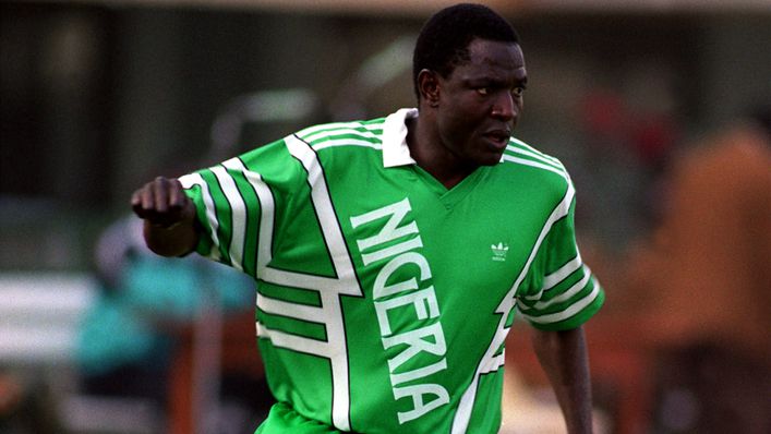 Nigeria had a unique jersey in 1992